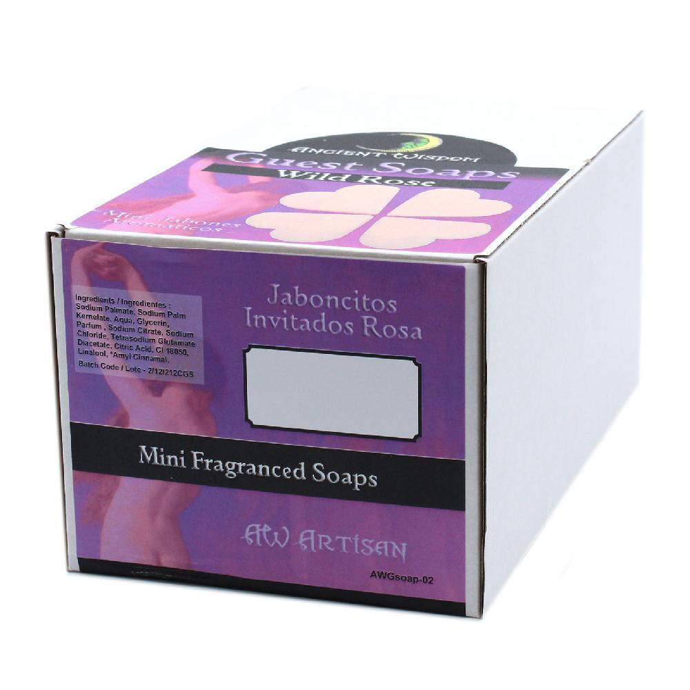 100x Heart Guest Soap - Wild Rose