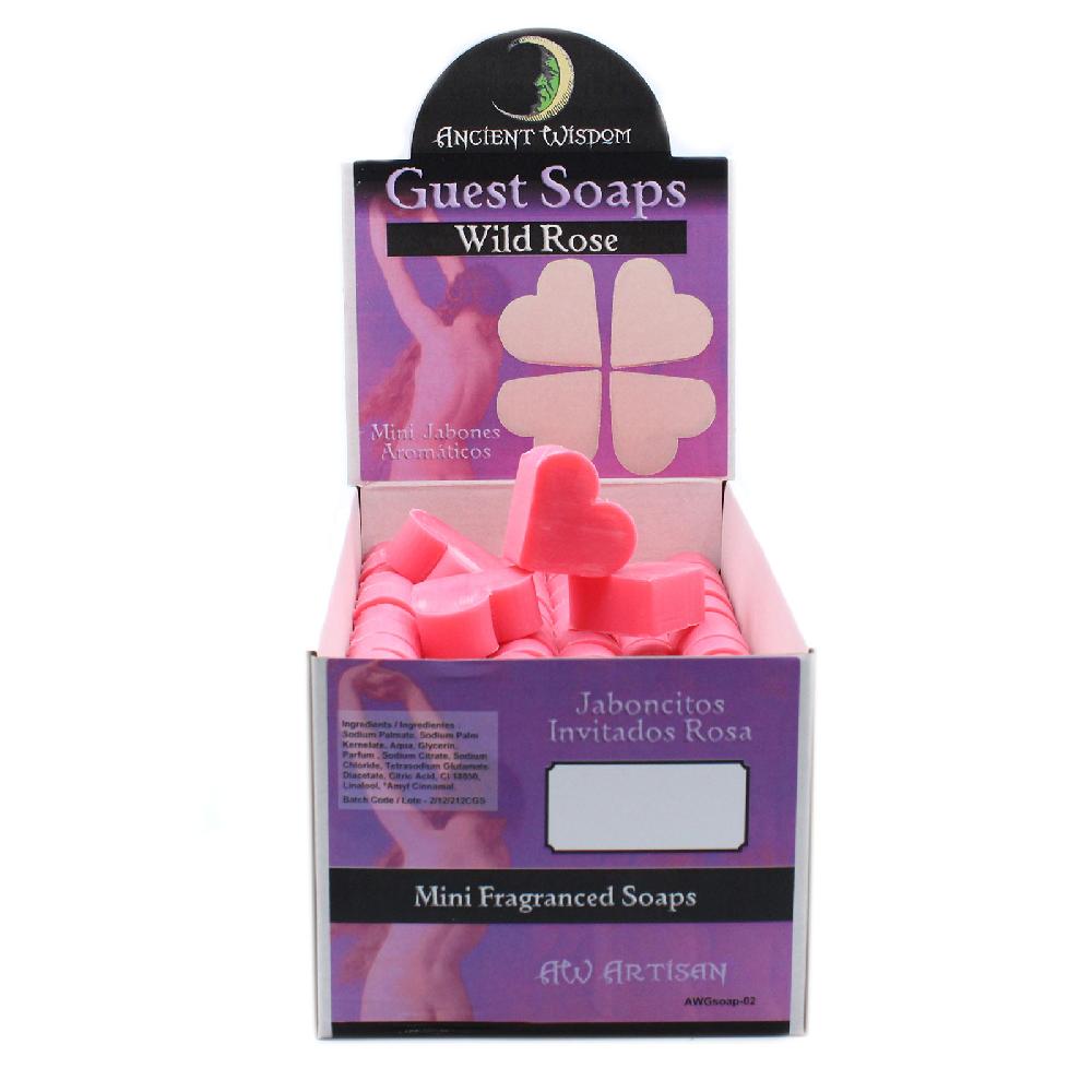 100x Heart Guest Soap - Wild Rose