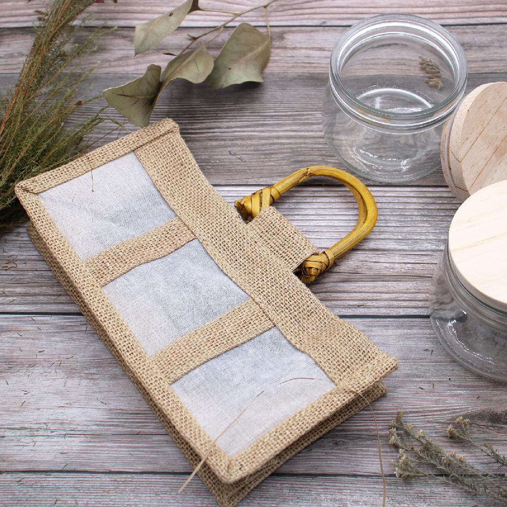 10x 100% Natural Gift Bag - Three Jars