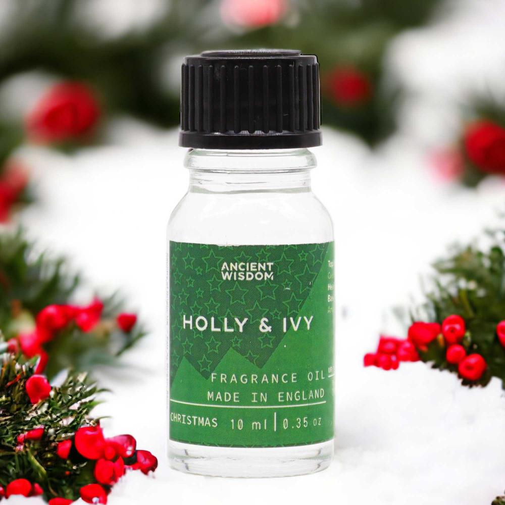 10x 10ml Holly & Ivy Fragrance Oil