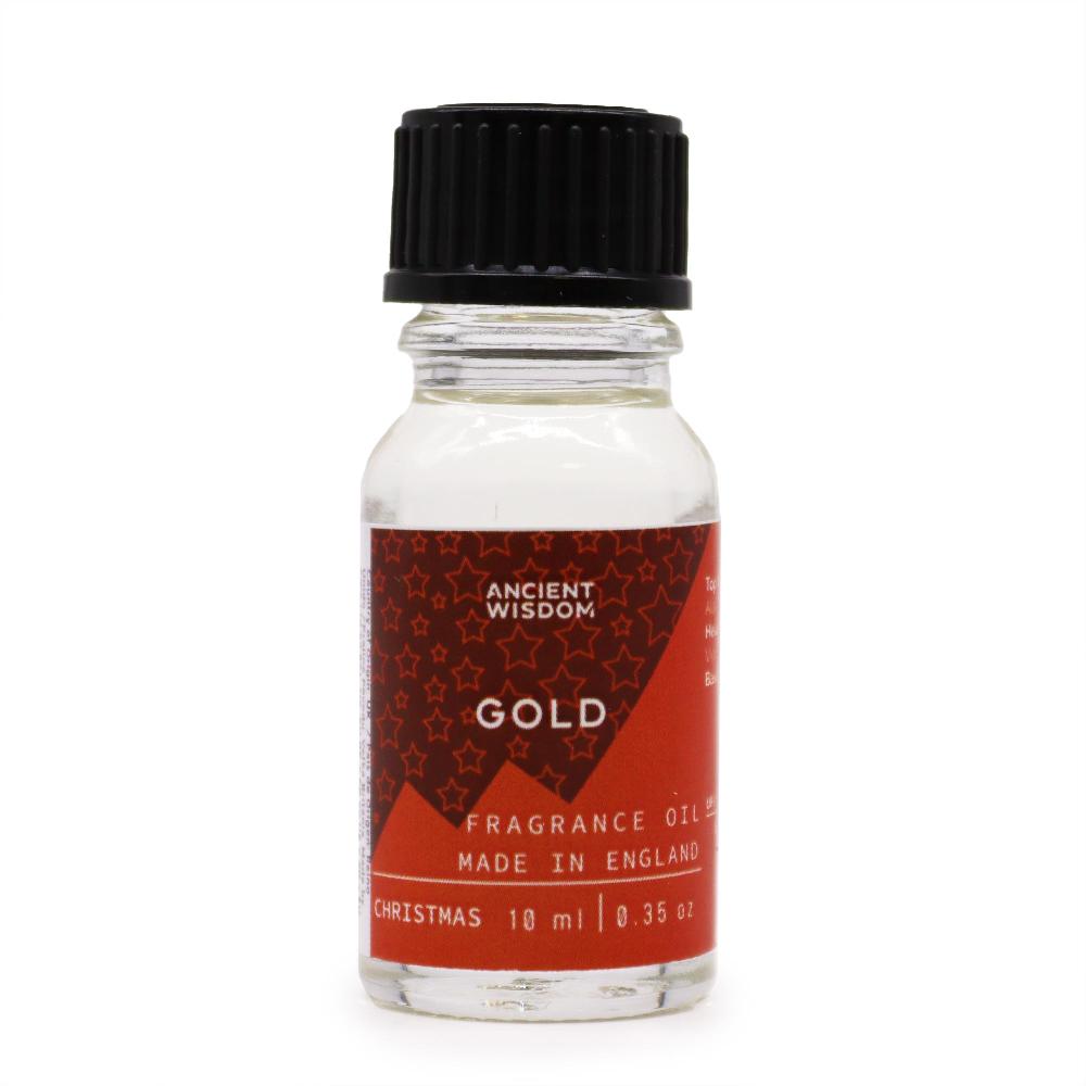 10x 10ml Xmas Gold Fragrance Oil