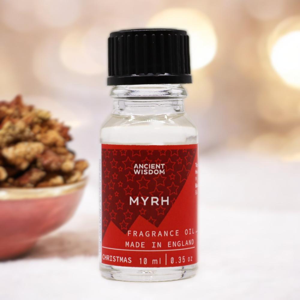 10x 10ml Xmas Myrrh Fragrance Oil