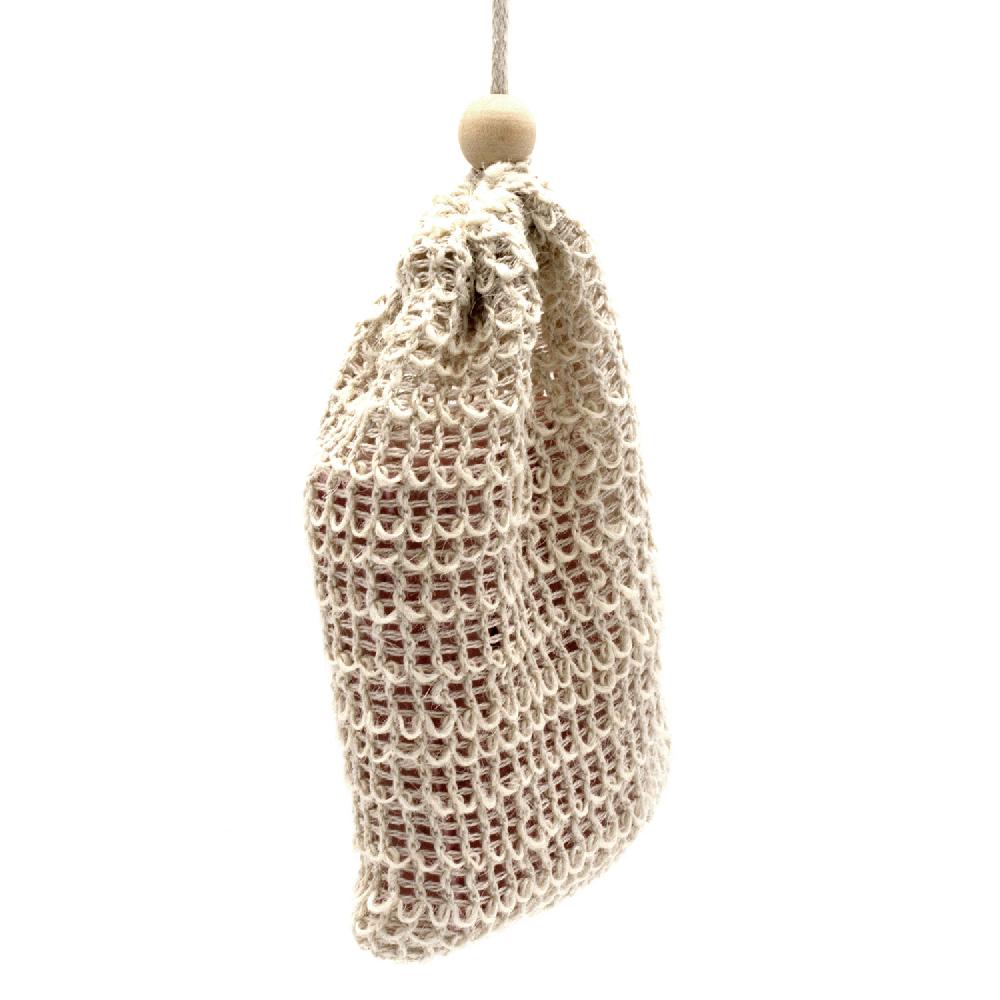 10x Nature Soap Bag - Washed Jute