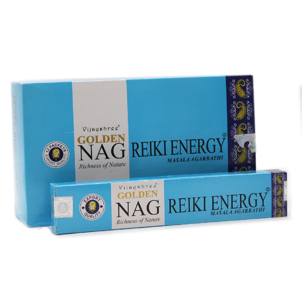 12x 15g Golden Nag - Reiki Energy