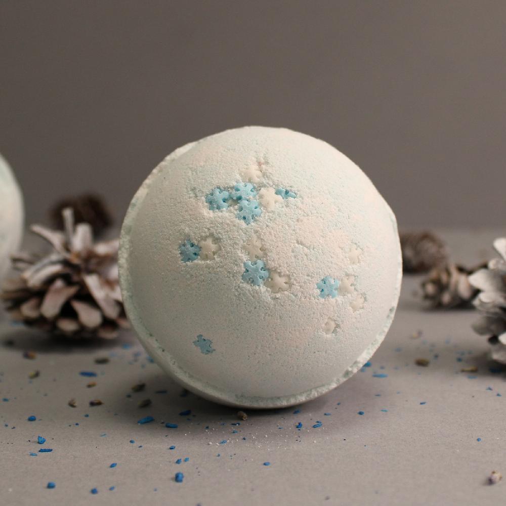 16x Snowflake Bath Bomb - Blueberries