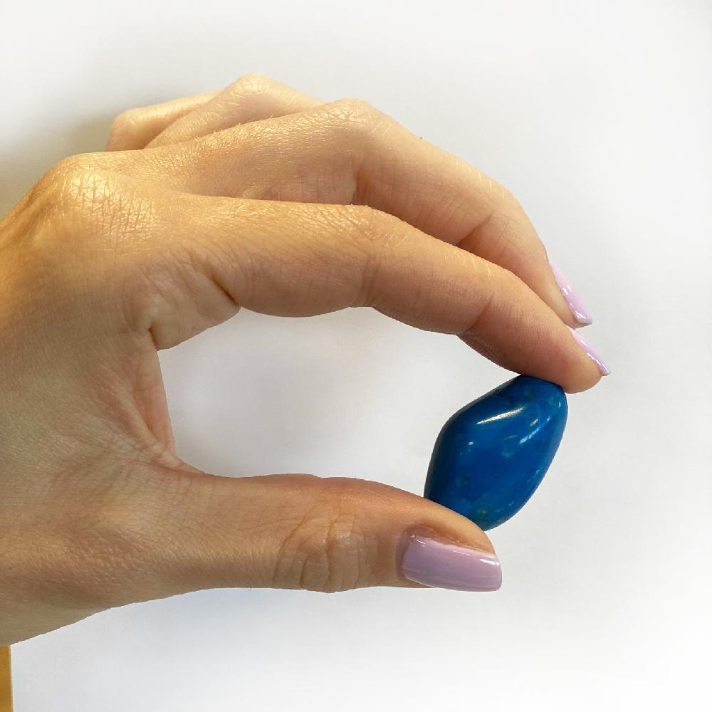 24x M Tumble Stone - Blue Howlite