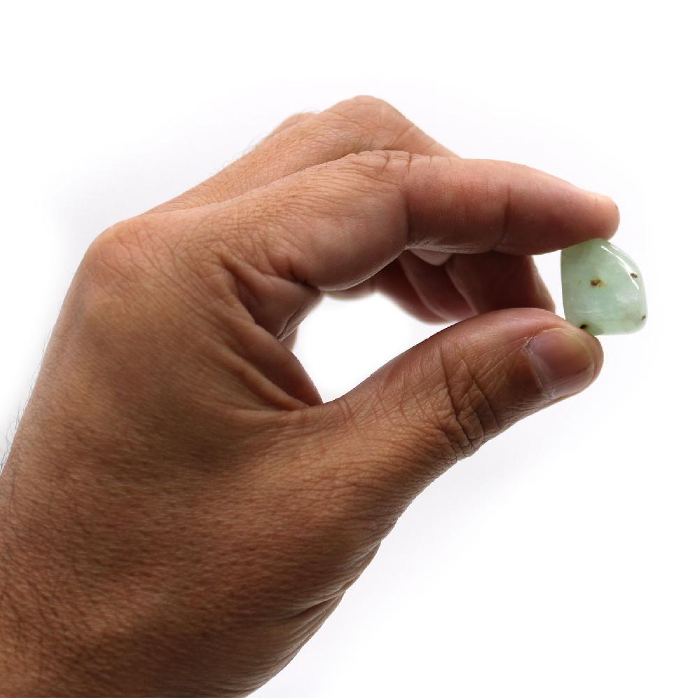 24x M Tumble Stone - Prehnite