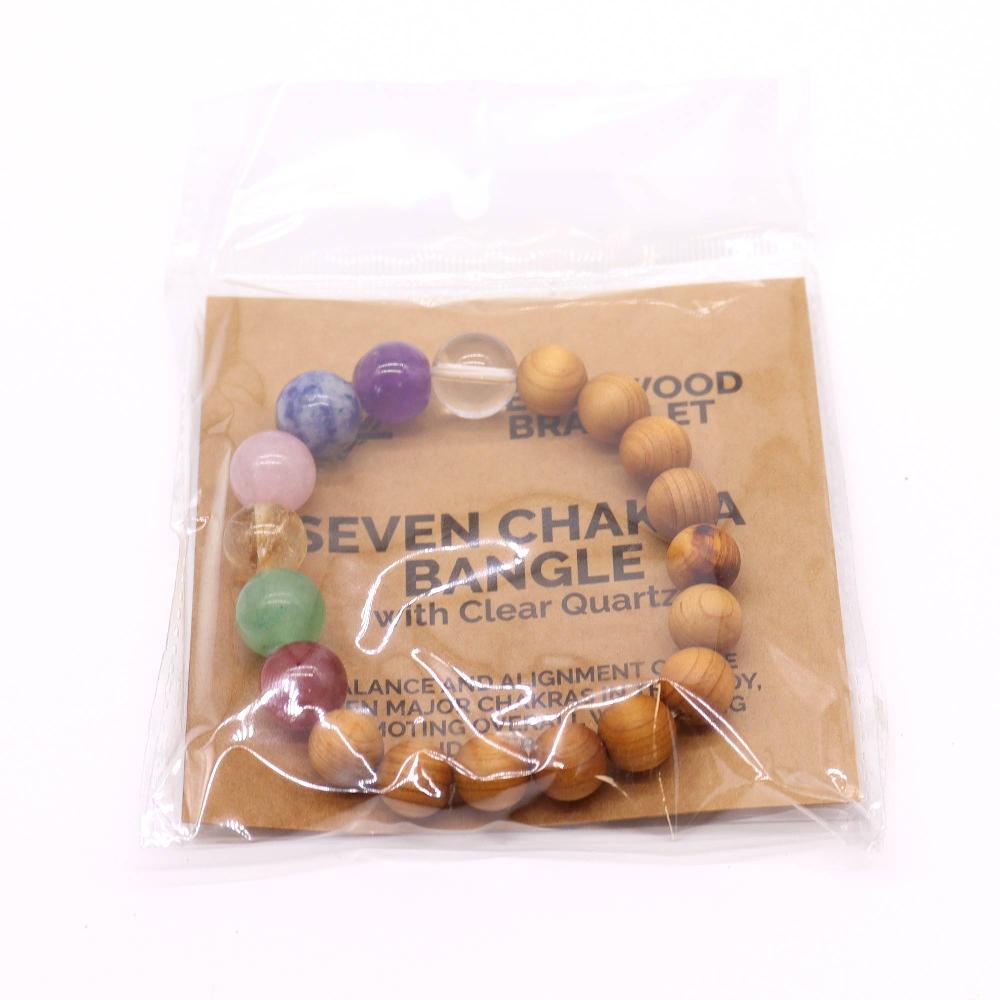 3x Cedarwood & Seven Chakras Bangle