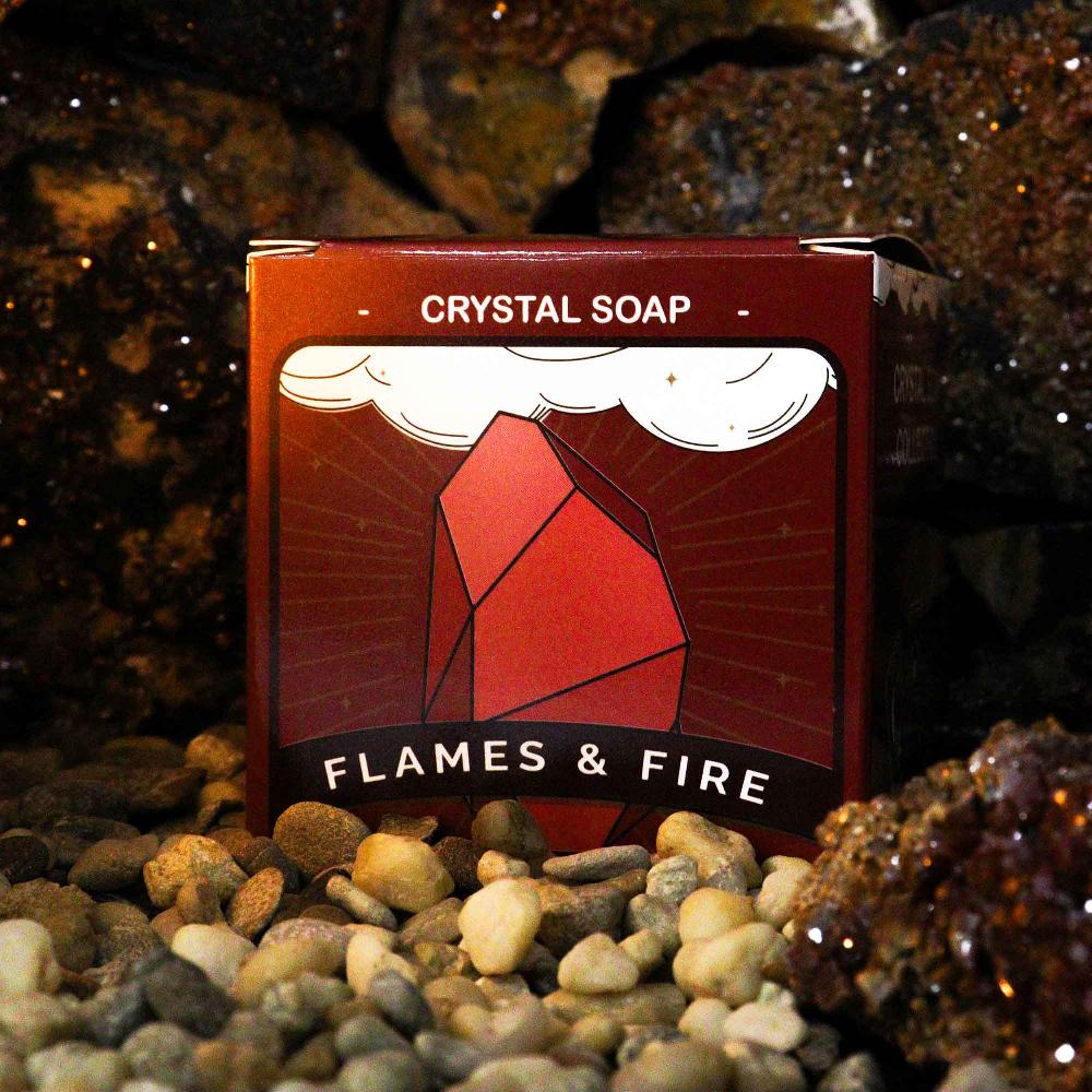 3x Crystal Elemental Soap - Fire