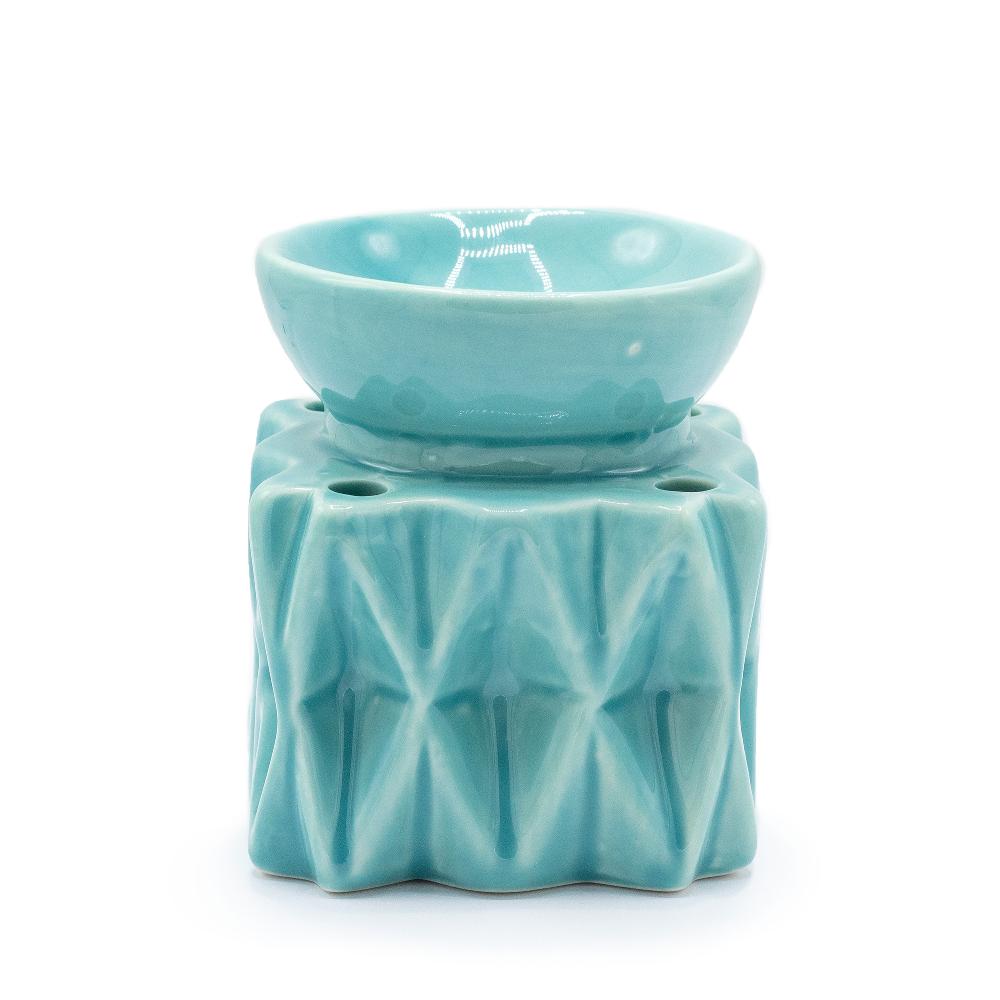 3x Oil Burner Geometric - Blue