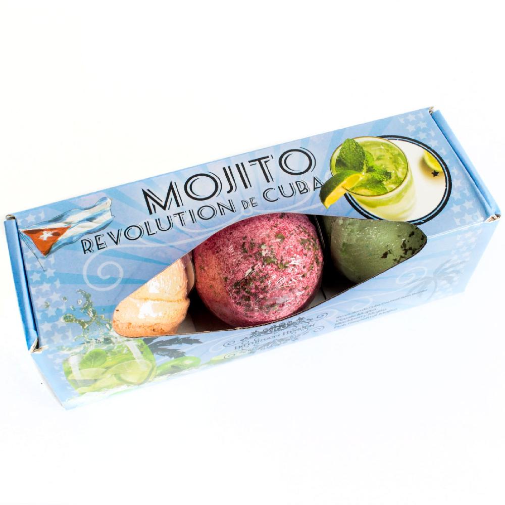 3x Set of Three Mojito Bath Bombs