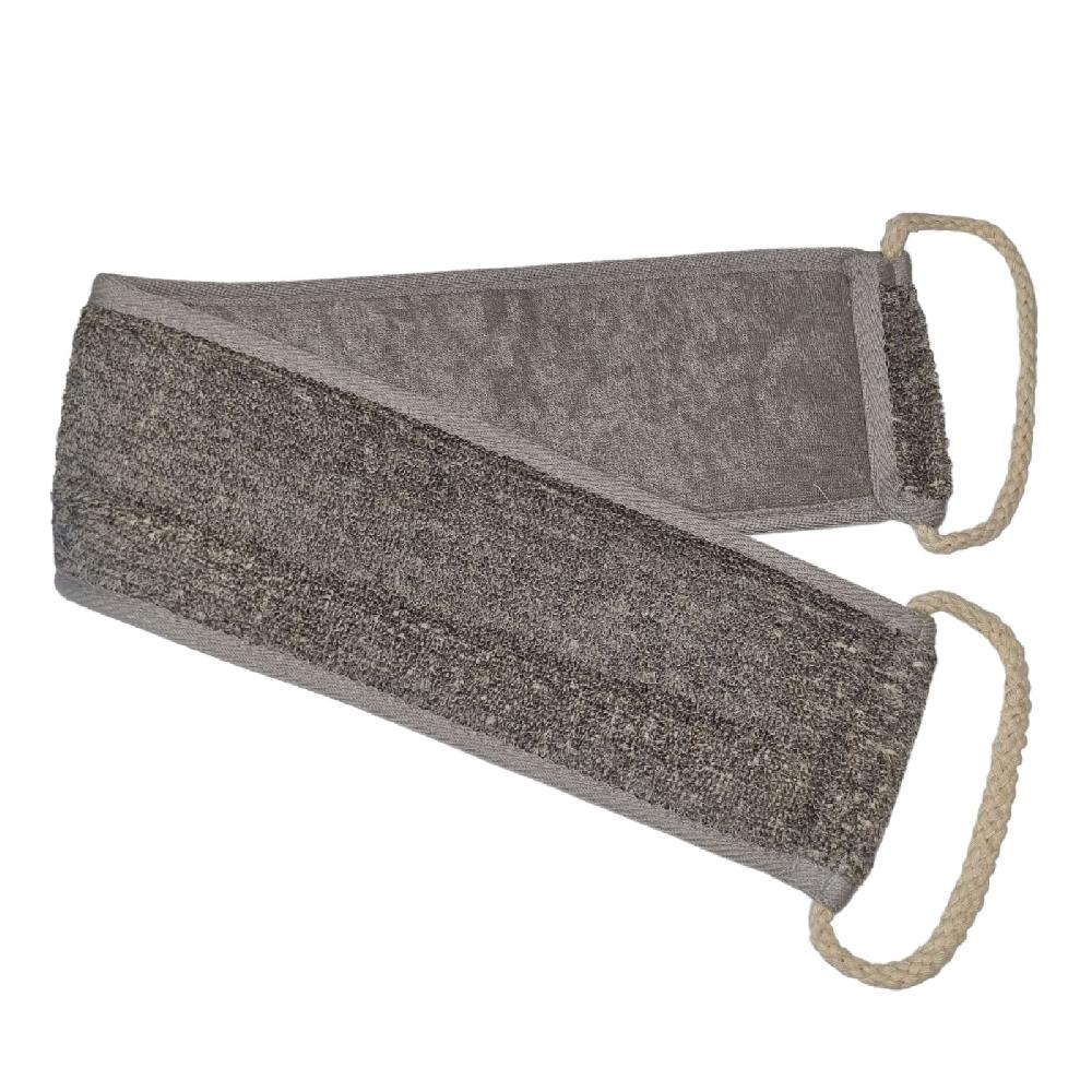 4x Bamboo & Linen Back Strap - Charcoal