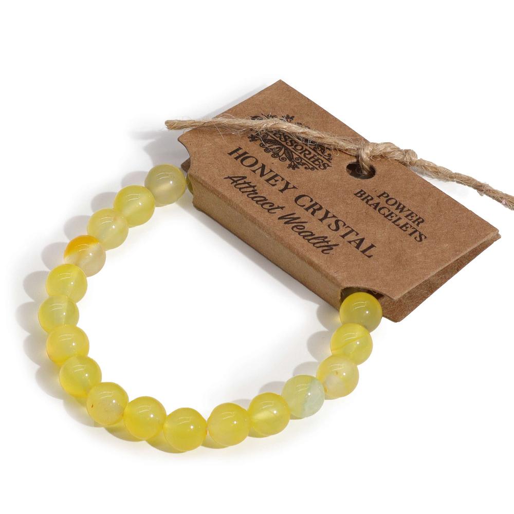 4x Power Bracelet - Honey Crystal