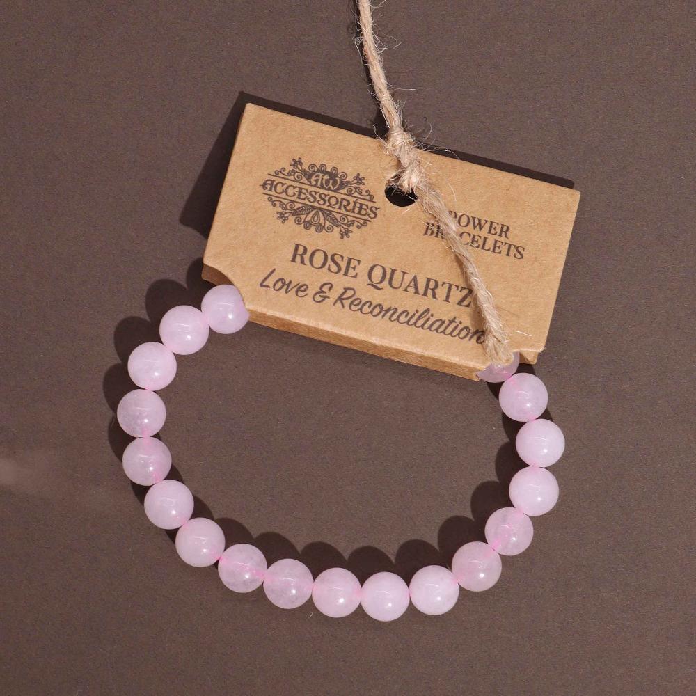 4x Power Bracelet - Rose Quartz