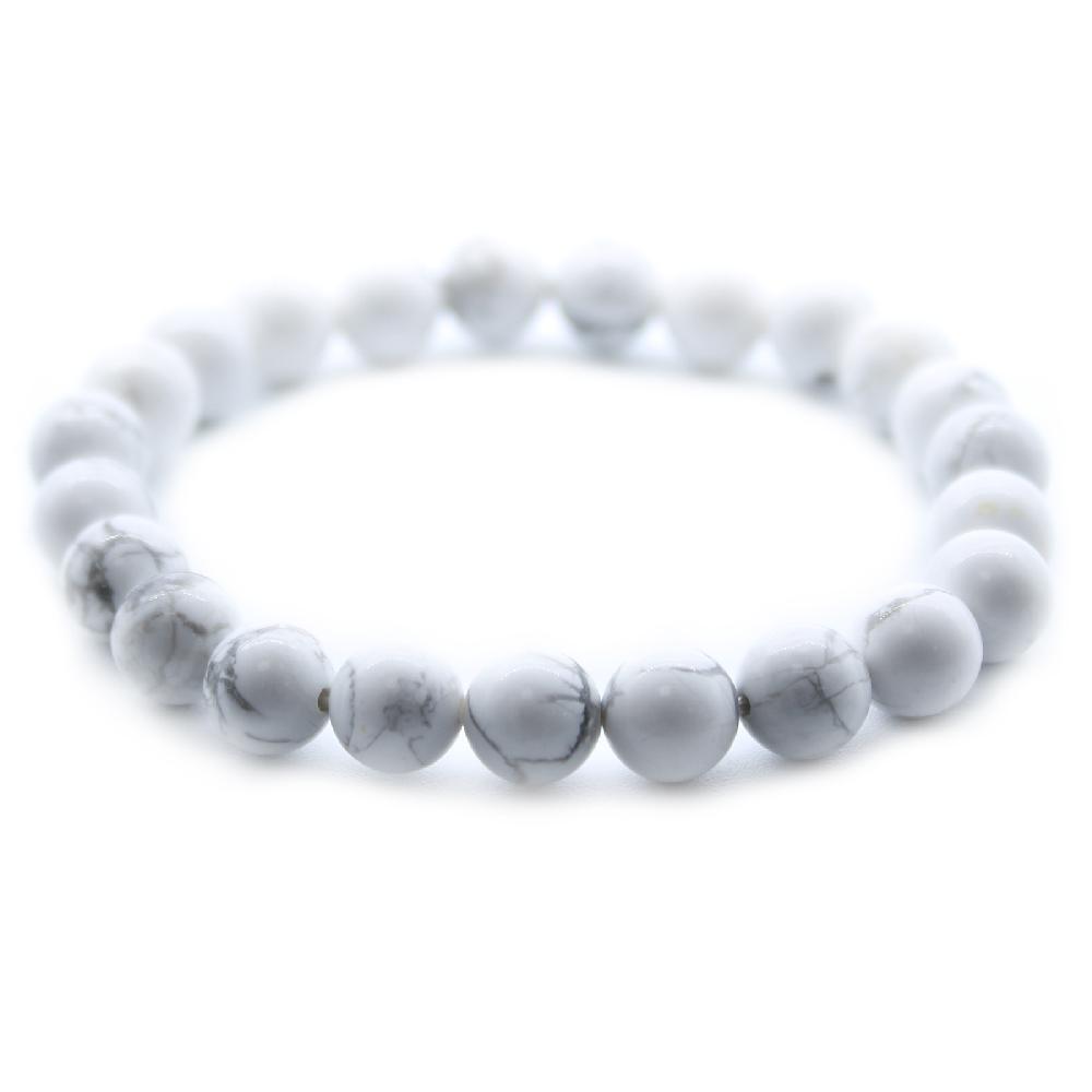 4x Power Bracelet - White Jasper