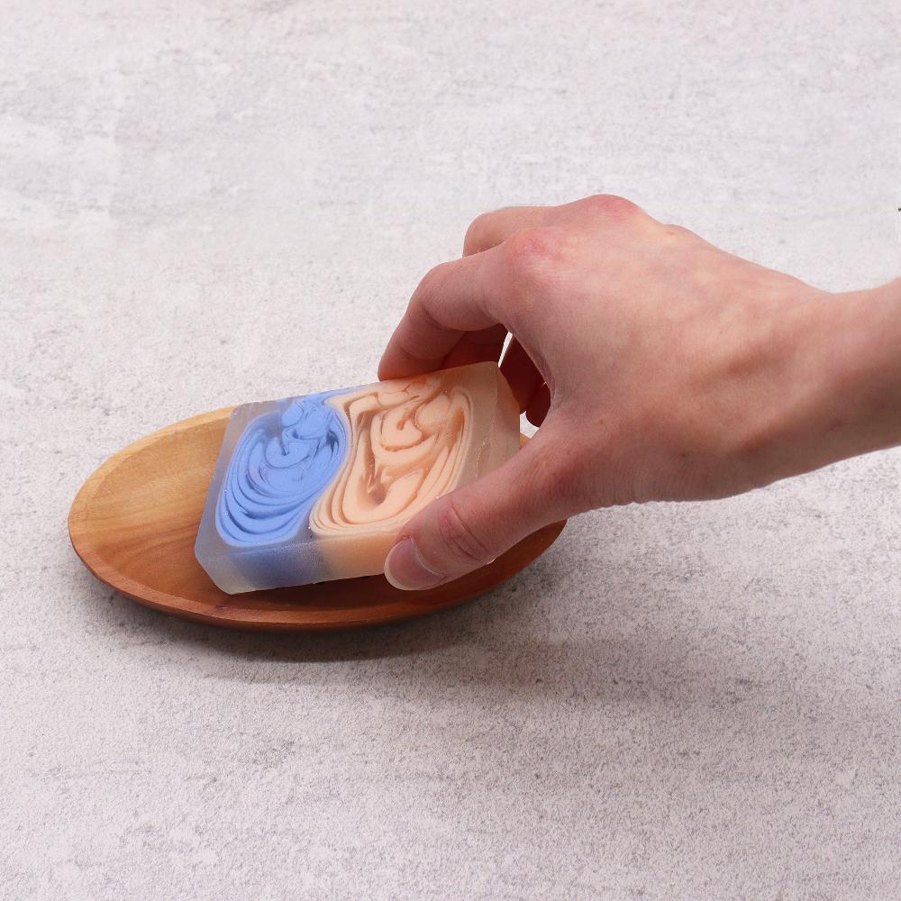 6x Classic Naseberry Soap Dish - Oval