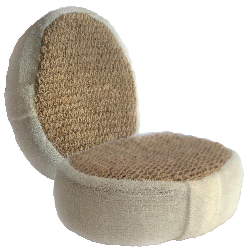 6x Luxury Sponge - Brown