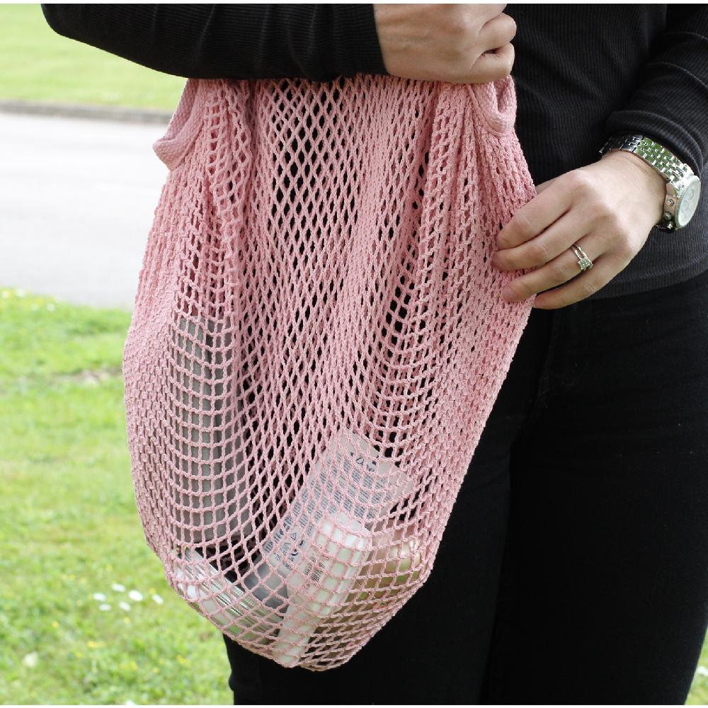 6x Pure Cotton Mesh Bag - Natural