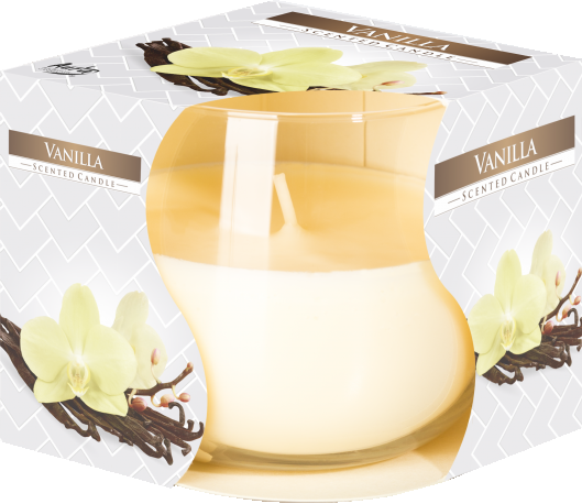 6x Scented Glass Jar Candle - Vanilla