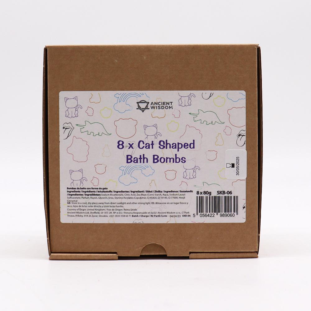 8x Cat Bath Bomb 80g - Banana