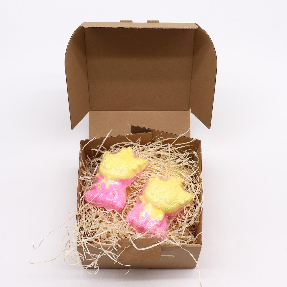 8x Cat Bath Bomb 80g - Banana