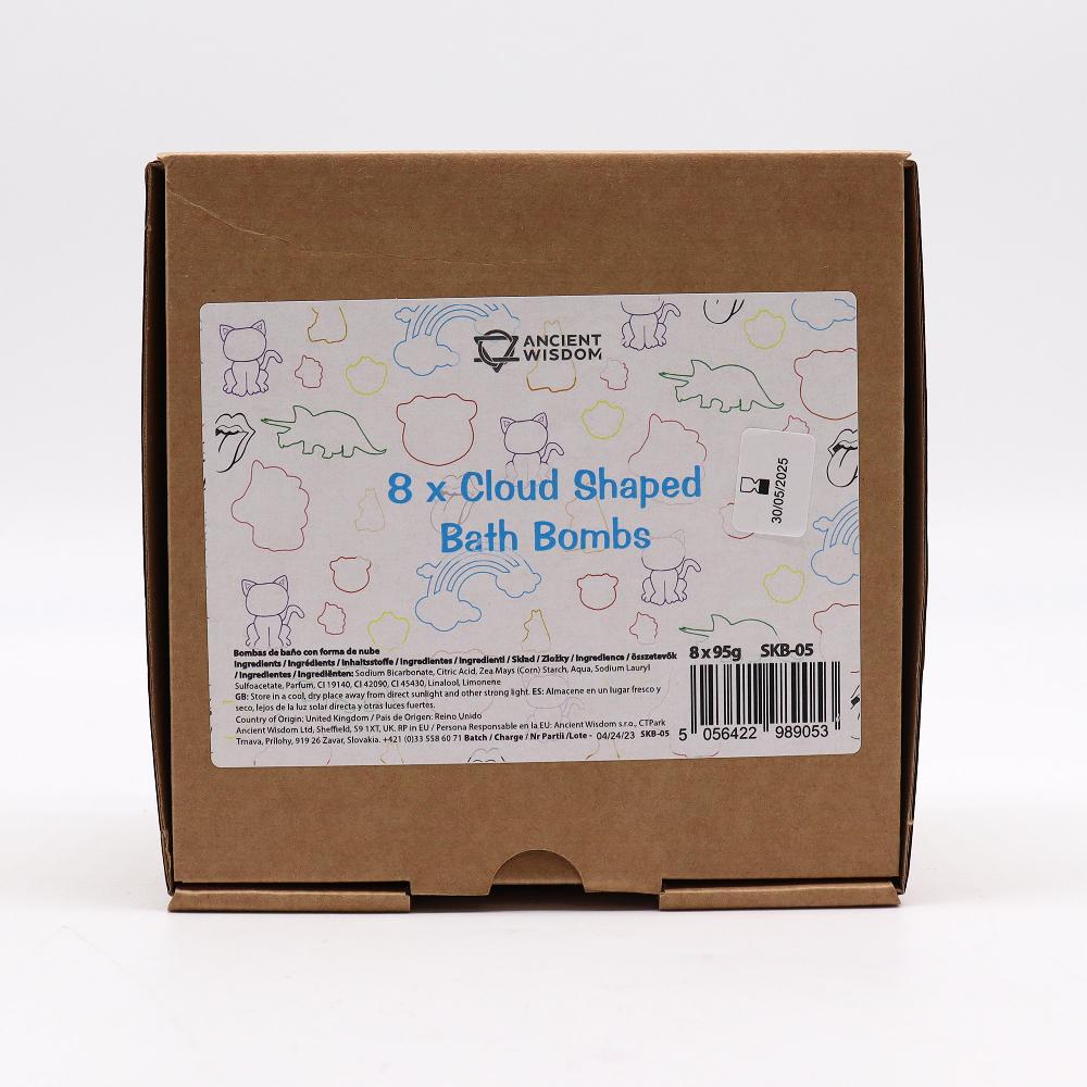 8x Cloud Bath Bomb 95g - Mango