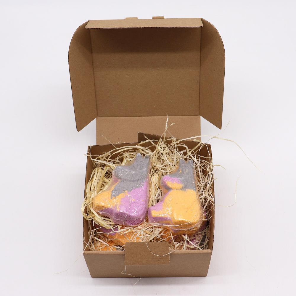 8x Hippo Bath Bomb 85g - Citrus Crush