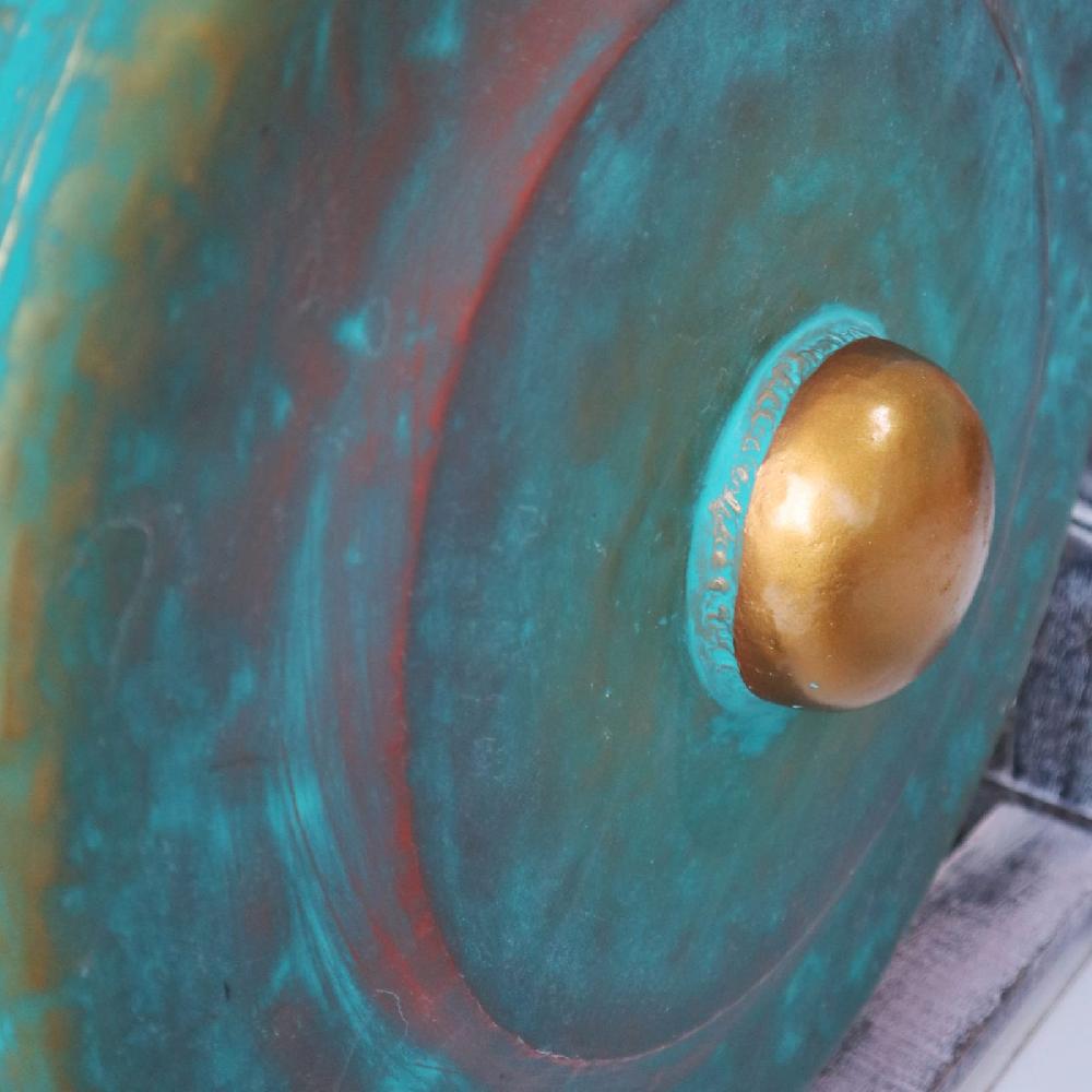 Medium Gong In Stand - 35cm - Greenwash