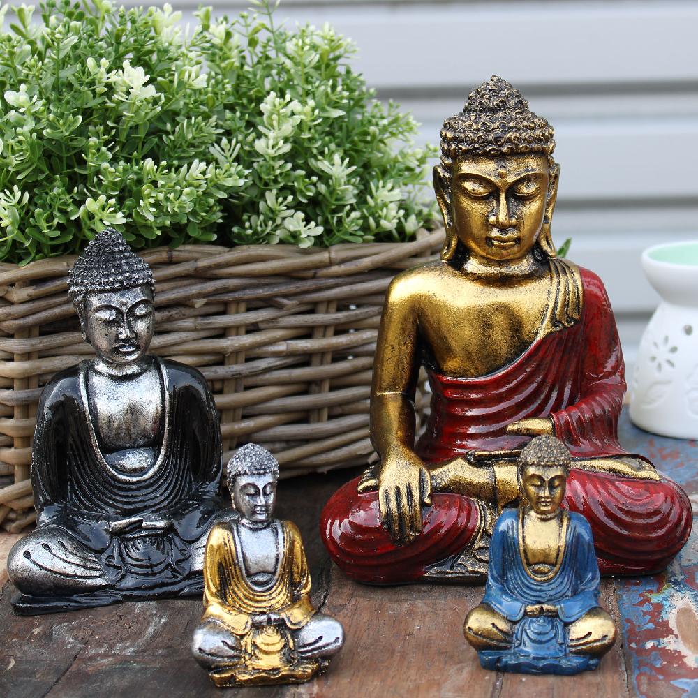 Red & Gold Buddha - Medium