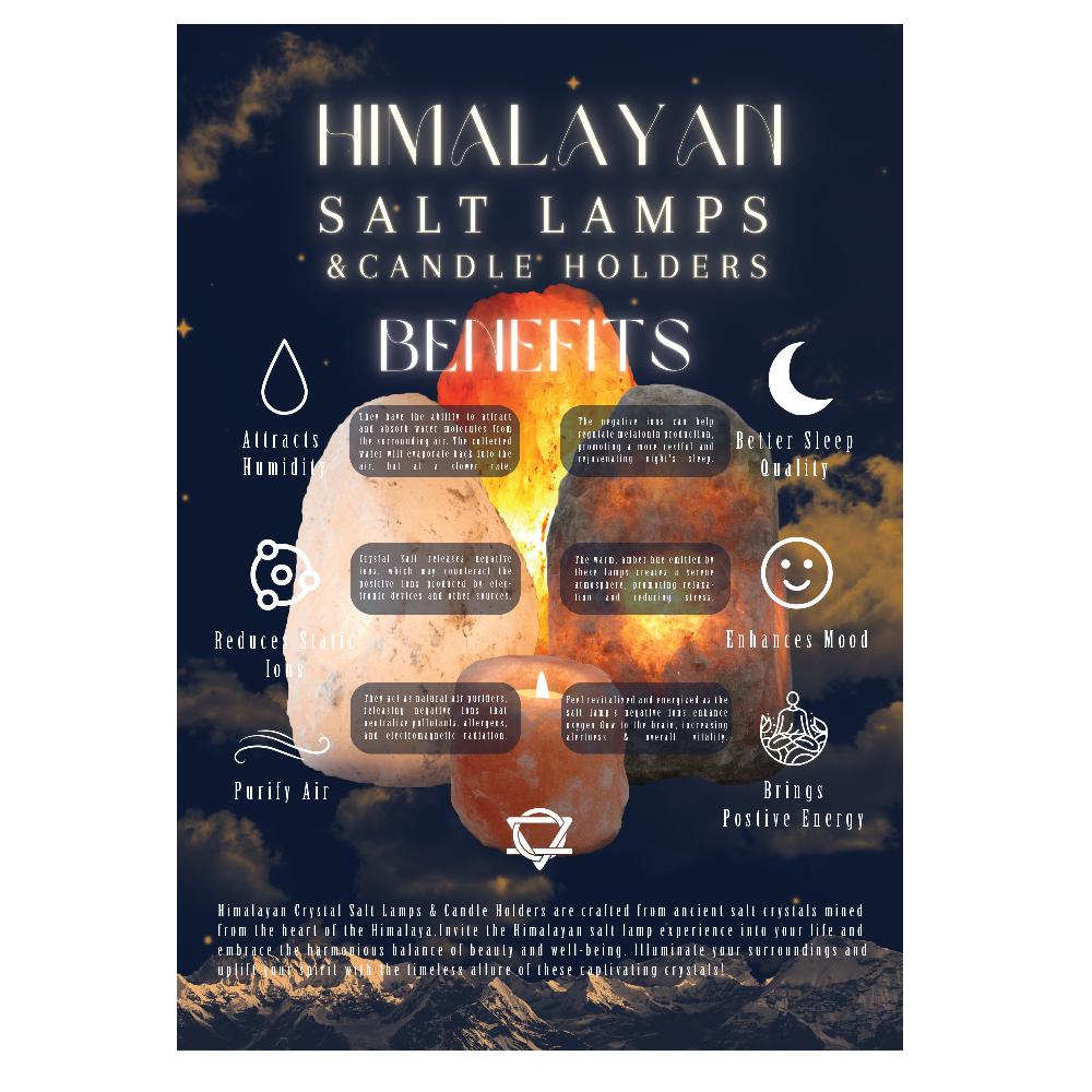 Salt Lamps Info Poster A3