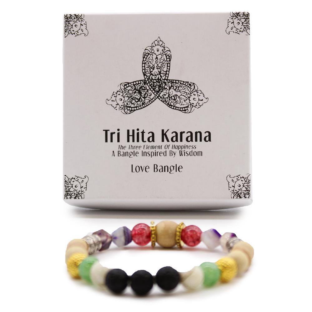 Tri Hita Karana Bangle - Love