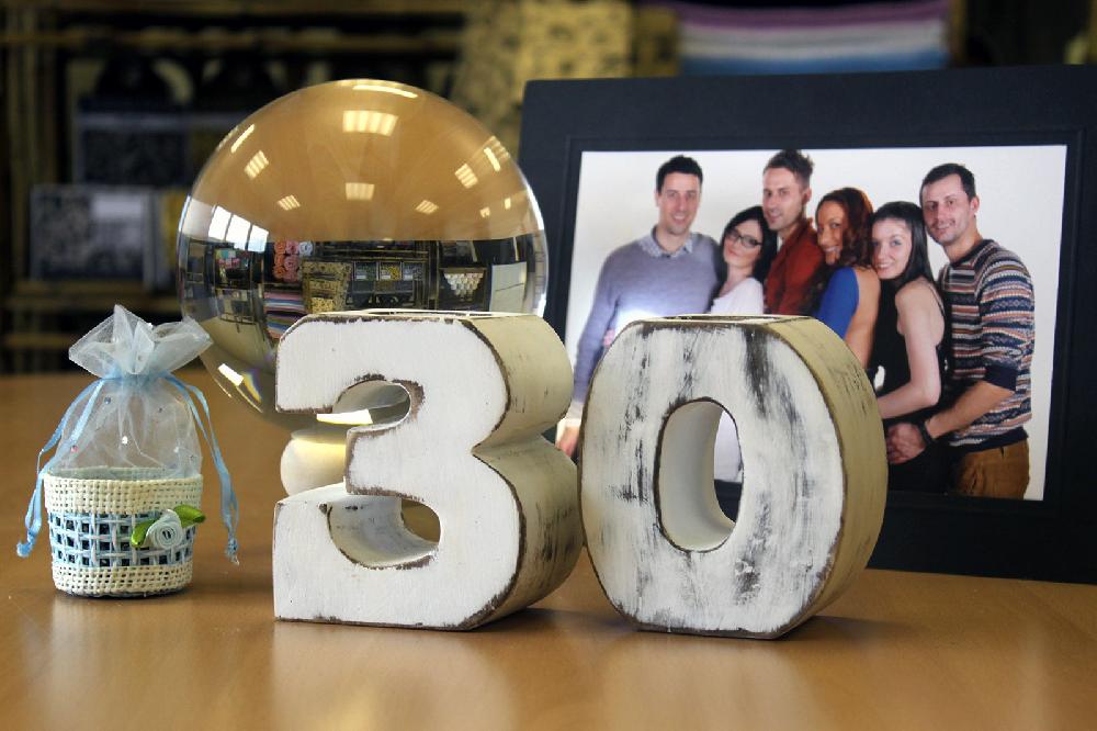 Wooden Birthday Numbers - No.3