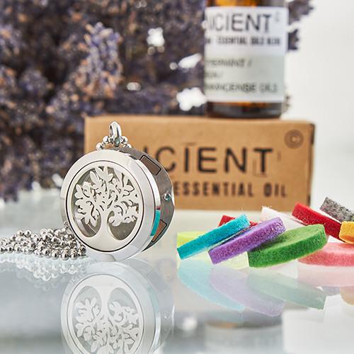 Aromatherapy Necklace-Tree Of Life 25mm