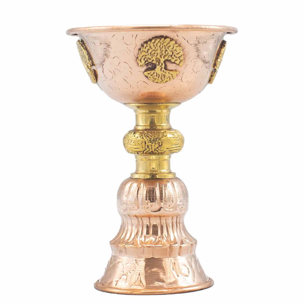 Copper Ritual Goblet with Tree of Life 10x15cm