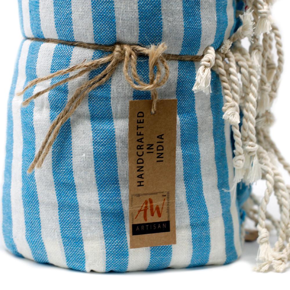 Cotton Pareo Towel - 100x180 Cm - Sky Blue