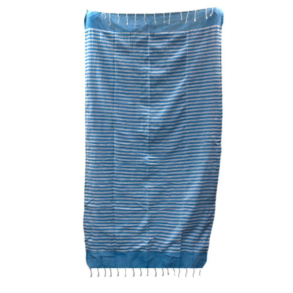 Cotton Pareo Towel - 100x180 Cm - Sky Blue