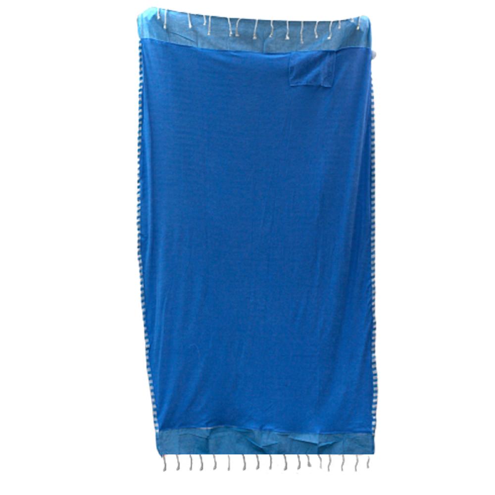 Cotton Pareo Towel - 100x180 Cm - Sky Blue