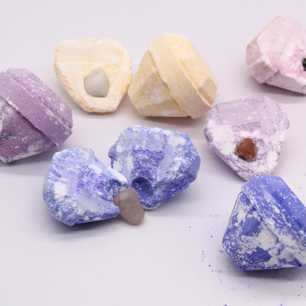 Gemstone Bath Bombs Starter Pack - Green Boxes