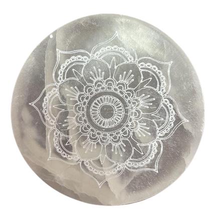 Medium Charging Plate 10cm - Mandala Design