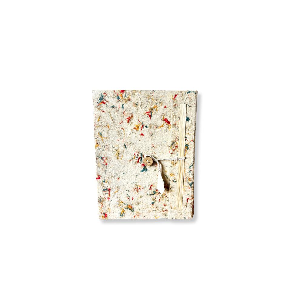 Mini Lokta Mixed Colour Cotton Notebook Lrg (12x8cm) 40 leafs