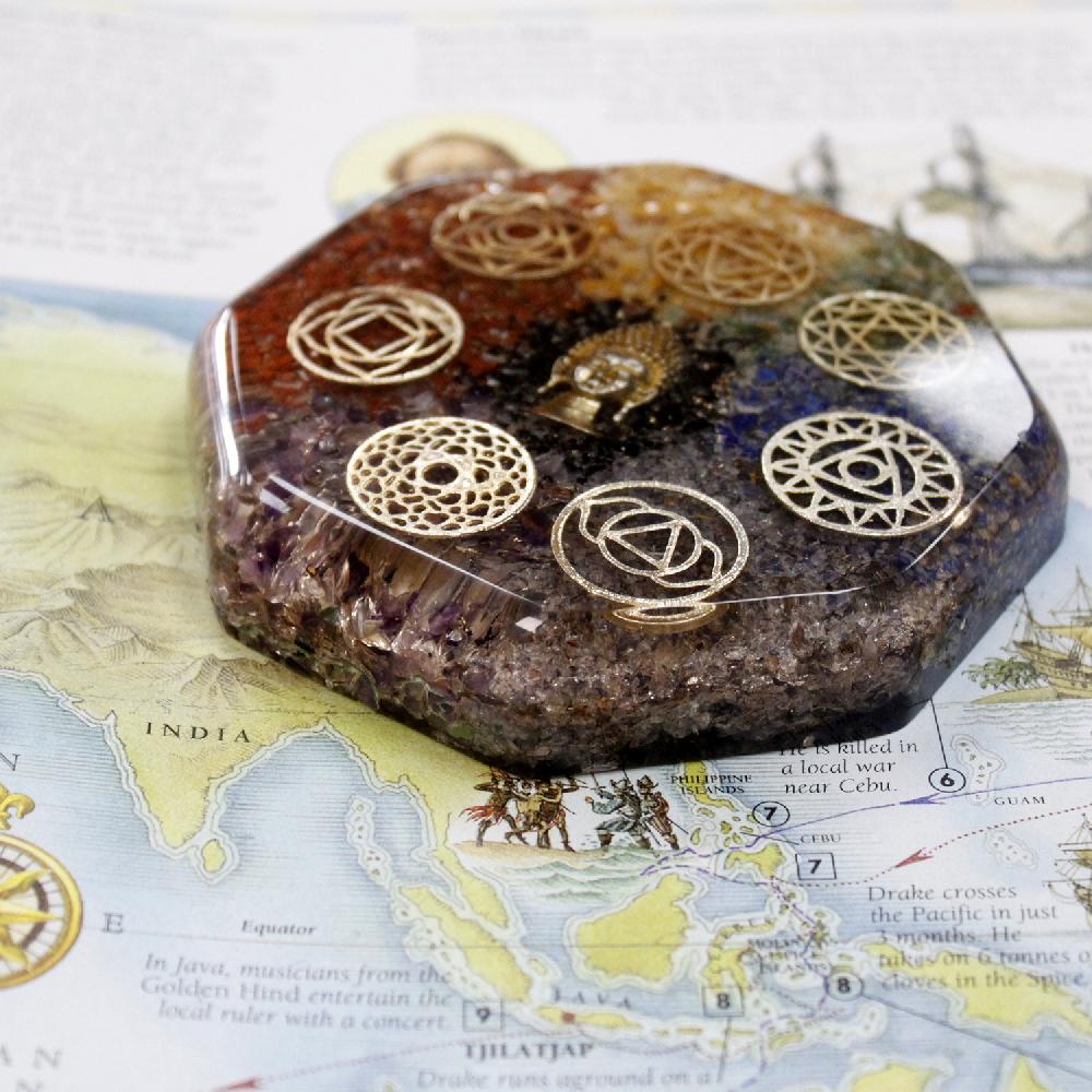 Orgonite Desk Power Packs - Buddha Chakra - Lrg