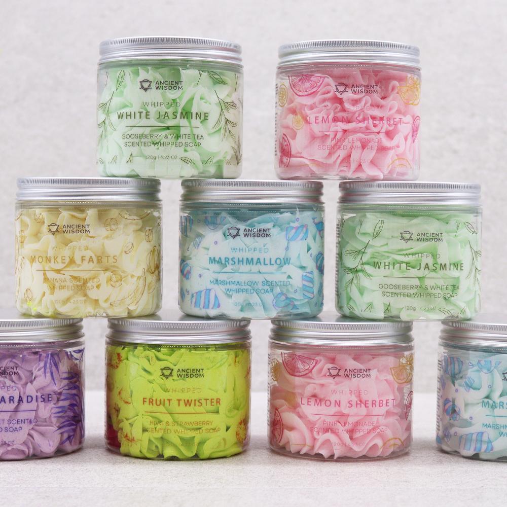 Steamers - Salts - Whipped Soaps And Flowers Starter & Stand