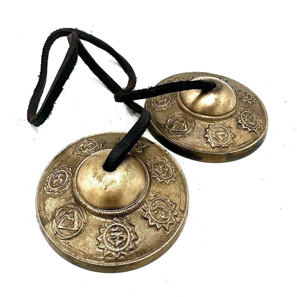 Tibetan Tingsha - Seven Chakra - approx 7cm