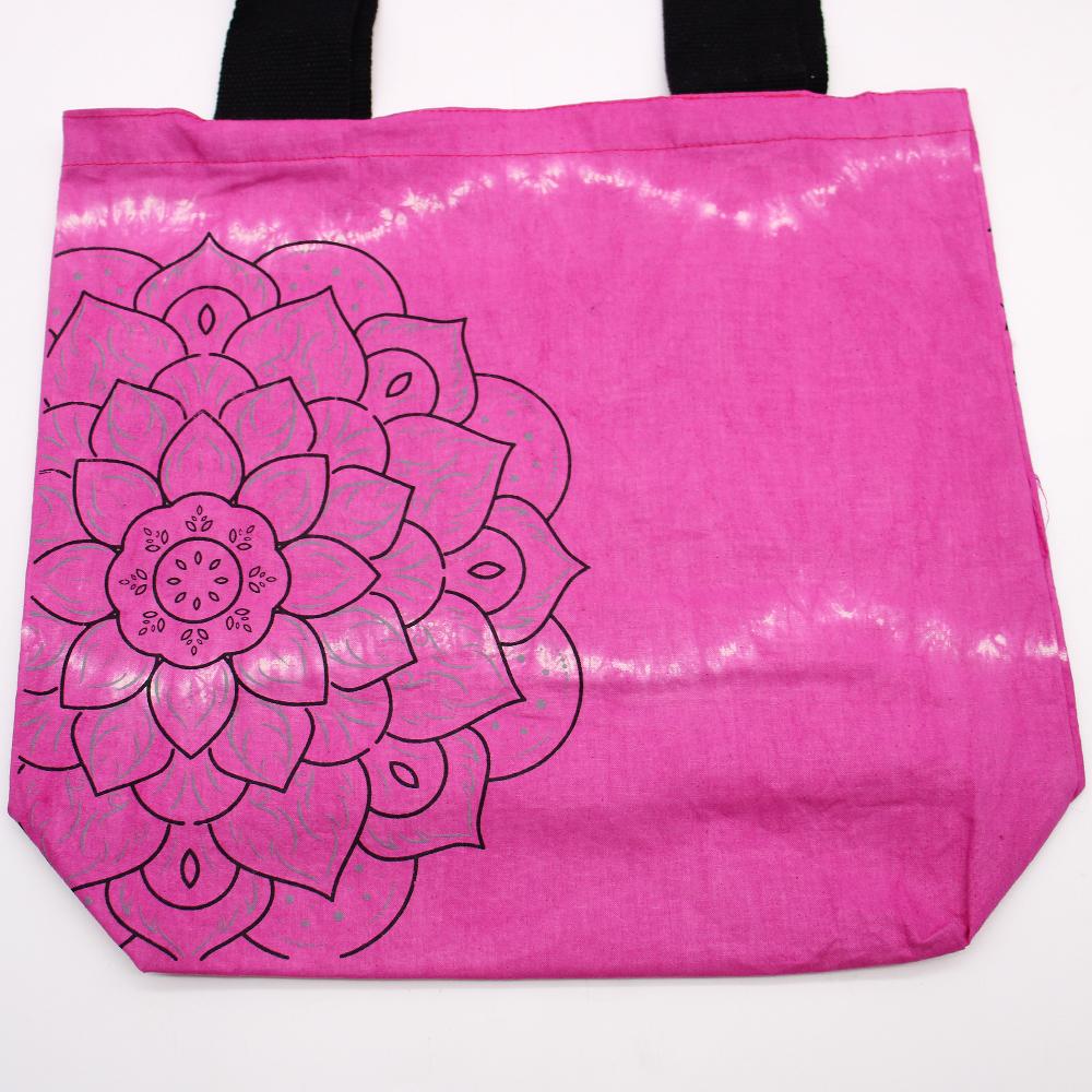 Tie-Dye Cotton Bag (6oz) - Mandala - Magento - Black Handle